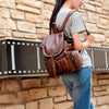 Retro shoulder bag female new female bag fashion trend hook women's backpack student bag